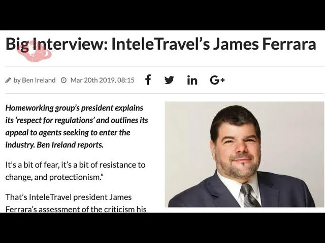 Media coverage of InteleTravel